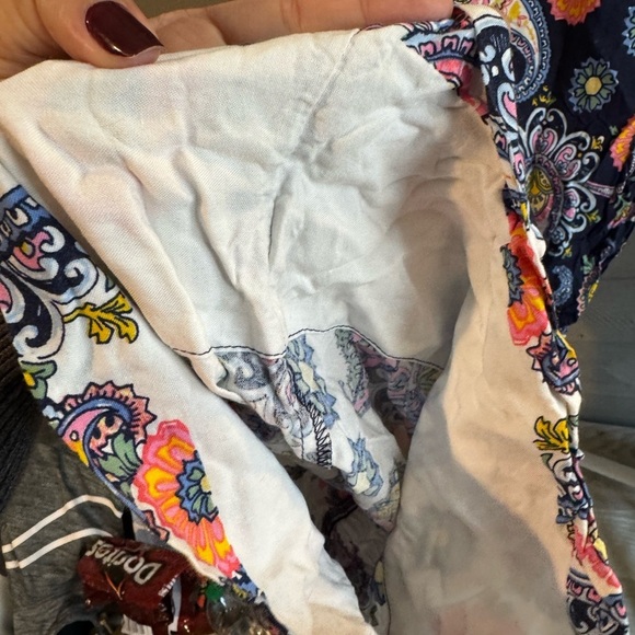 Roaman's Paisley Print Pants - Multicolor - Picture 5 of 5